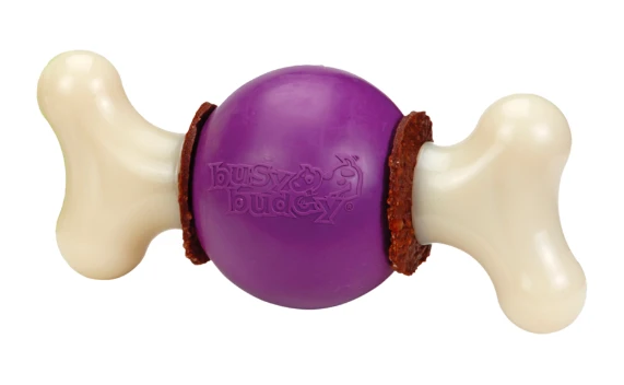 PetSafe® Busy Buddy® Bouncy Bone™ Žaislinis kaulas skanėstams, dydis: L aprašymas - Prekės nuotrauka