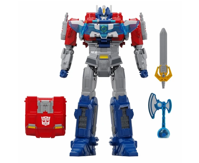 Figūrėlė TRANSFORMERS MV8 „Power Flip“ Optimus Prime, 25 cm aprašymas - Prekės nuotrauka