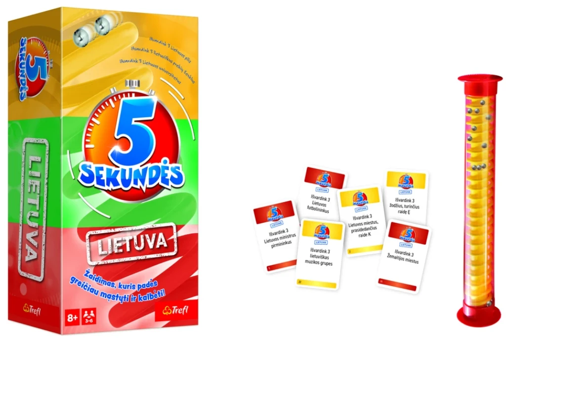 Stalo žaidimas TREFL 5 sekundės: Lietuva aprašymas - Prekės nuotrauka