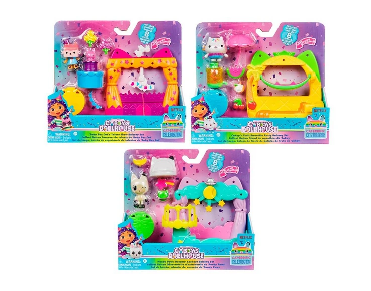 Rinkinys Spin Master GABBY´S DOLLHOUSE  „Balkonas“ aprašymas - Prekės nuotrauka