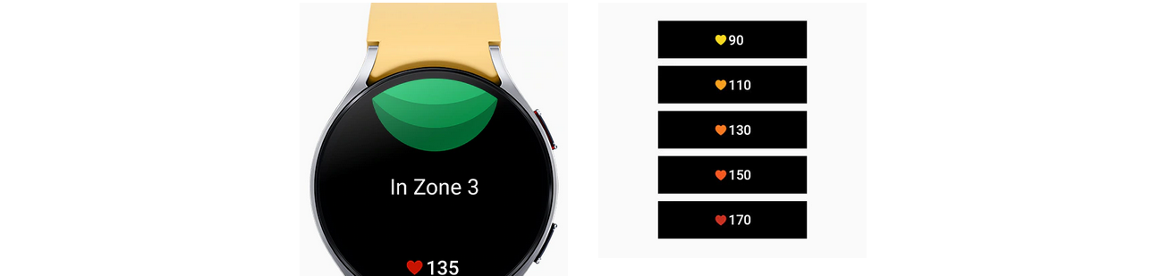Išmanusis laikrodis Samsung Galaxy Watch 6 BT, 40 mm, auksinės spalvos korpusas su kreminės spalvos dirželiu aprašymas - Prekės nuotrauka