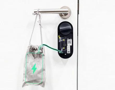 Aqara Smart Lock U200 išmanioji durų spyna, juoda (EL-D02D-B) aprašymas - Prekės nuotrauka