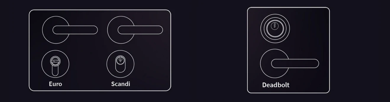Aqara Smart Lock U200 išmanioji durų spyna, juoda (EL-D02D-B) aprašymas - Prekės nuotrauka