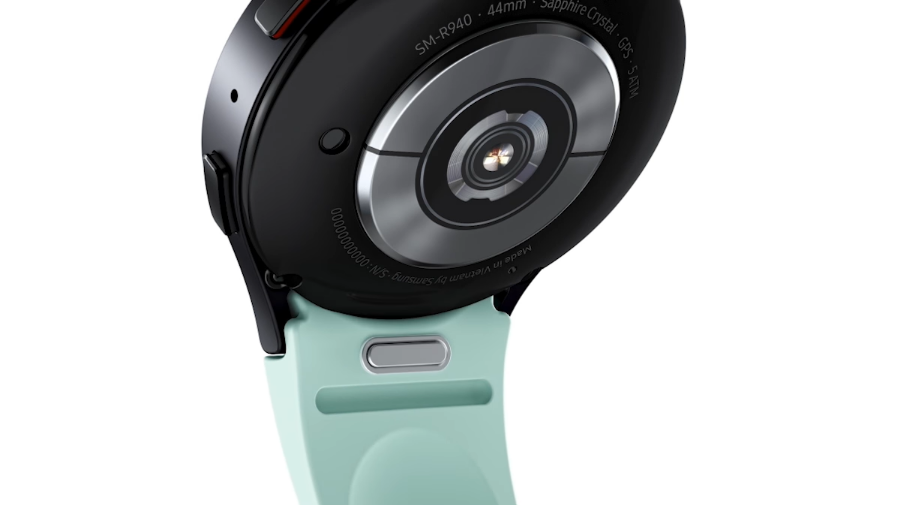 Išmanusis laikrodis Samsung Galaxy Watch 6 BT, 40 mm, auksinės spalvos korpusas su kreminės spalvos dirželiu aprašymas - Prekės nuotrauka