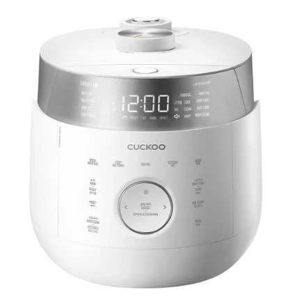 Ryžių viryklė Cuckoo IH Twin Pressure Master Chef, balta (CRP-LHTR0609F) aprašymas - Prekės nuotrauka