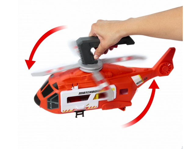 Žaislinis sraigtasparnis Mattel Matchbox aprašymas - Prekės nuotrauka