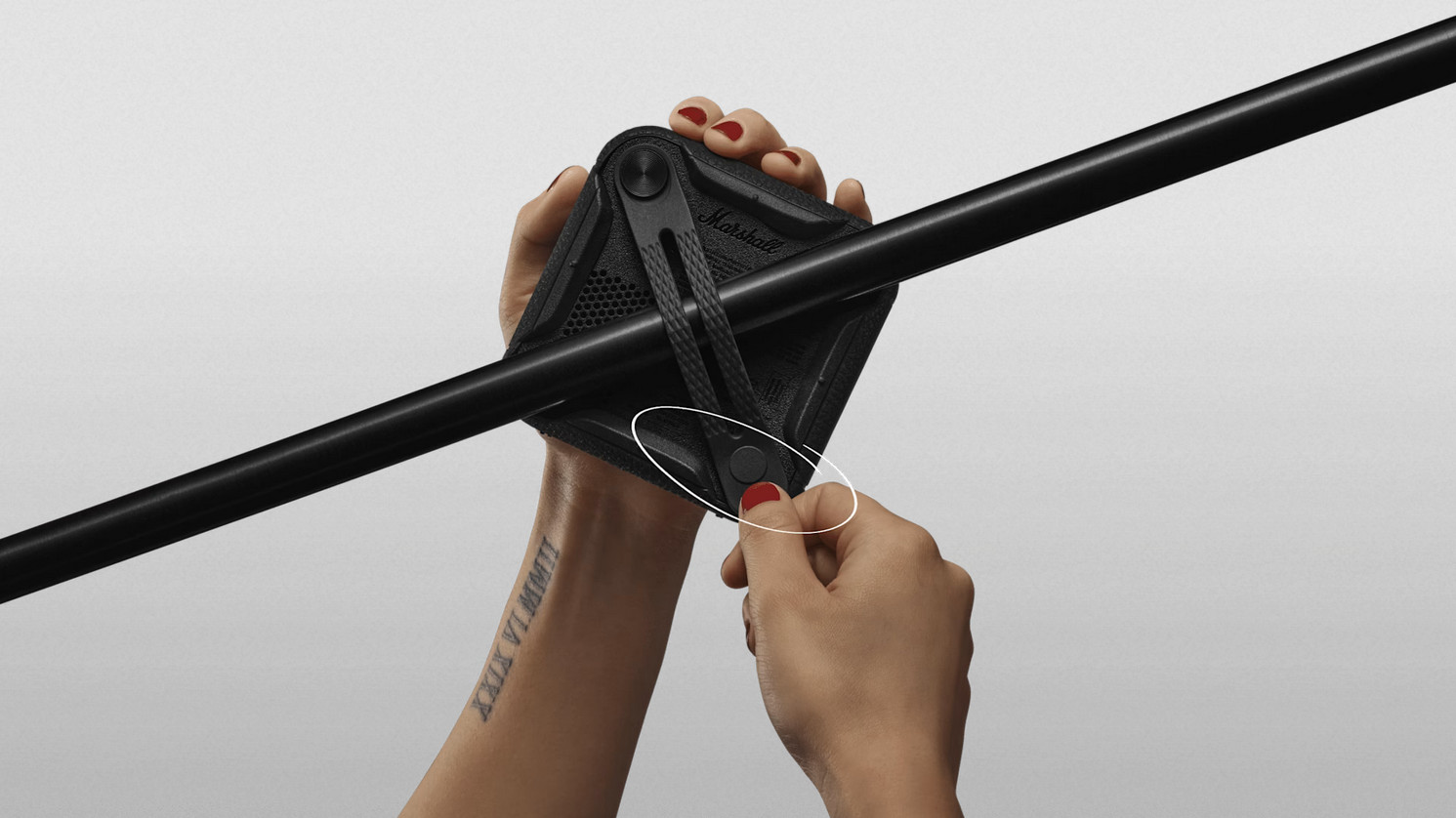 Nešiojama kolonėlė, Marshall Willen II, Juodos spalvos aprašymas - Prekės nuotrauka