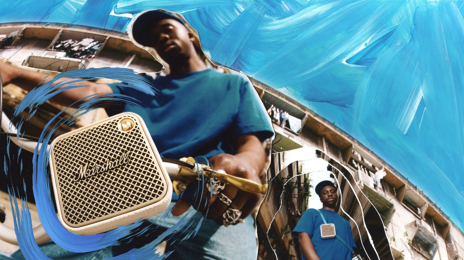 Nešiojama kolonėlė, Marshall Willen II, Juodos spalvos aprašymas - Prekės nuotrauka