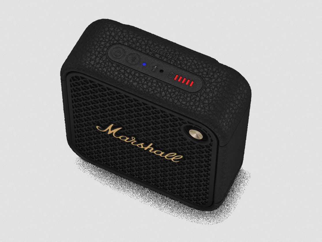 Nešiojama kolonėlė, Marshall Willen II, Juodos spalvos aprašymas - Prekės nuotrauka