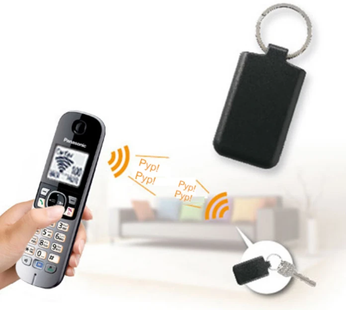 Belaidis telefonas PANASONIC KX-TG6811FXM, pilkos spalvos aprašymas - Prekės nuotrauka