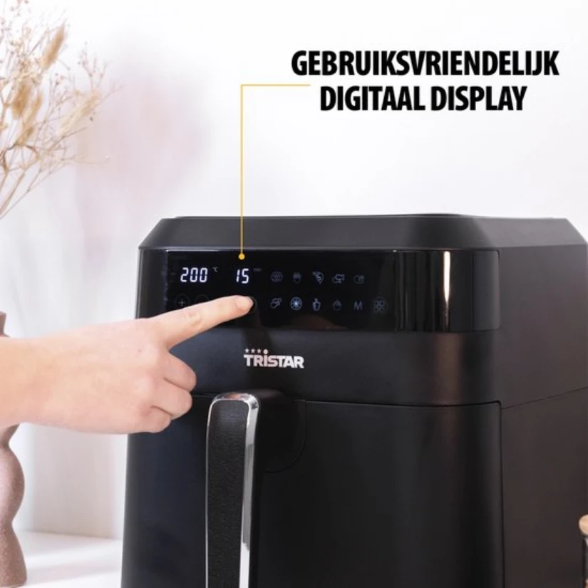 Gruzdintuvė Tristar | Skaitmeninis Airfryer XXL | FR-6999 | Galia 1700 W | Talpa 6 L | Juodas aprašymas - Prekės nuotrauka