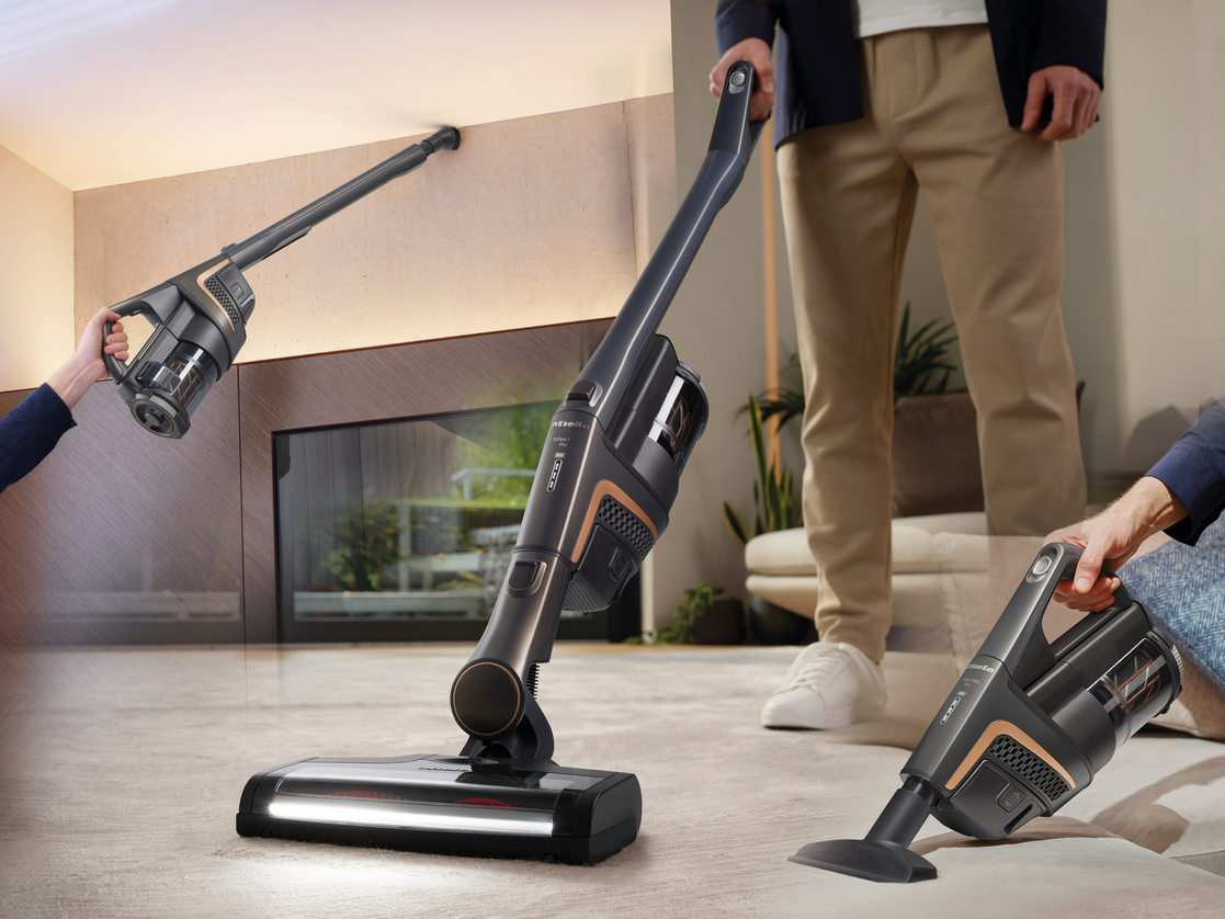 Dulkių siurblys - šluota MIELE Triflex HX1 Active, 12139120, pilka aprašymas - Prekės nuotrauka
