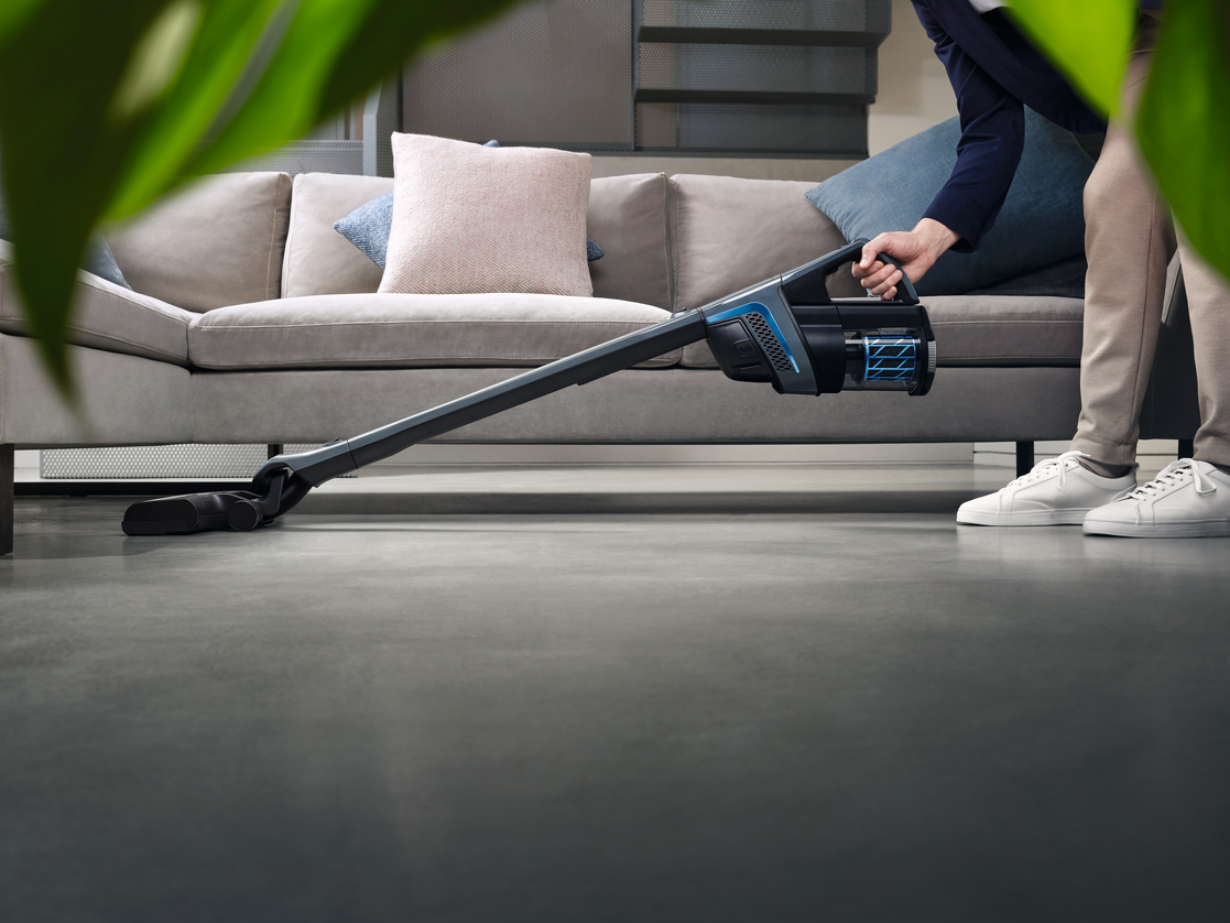 Dulkių siurblys - šluota MIELE Triflex HX1 Active, 12139120, pilka aprašymas - Prekės nuotrauka