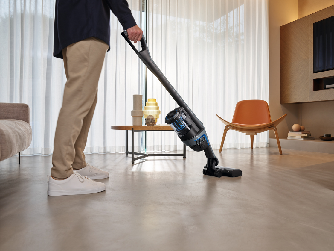 Dulkių siurblys - šluota MIELE Triflex HX1 Active, 12139120, pilka aprašymas - Prekės nuotrauka
