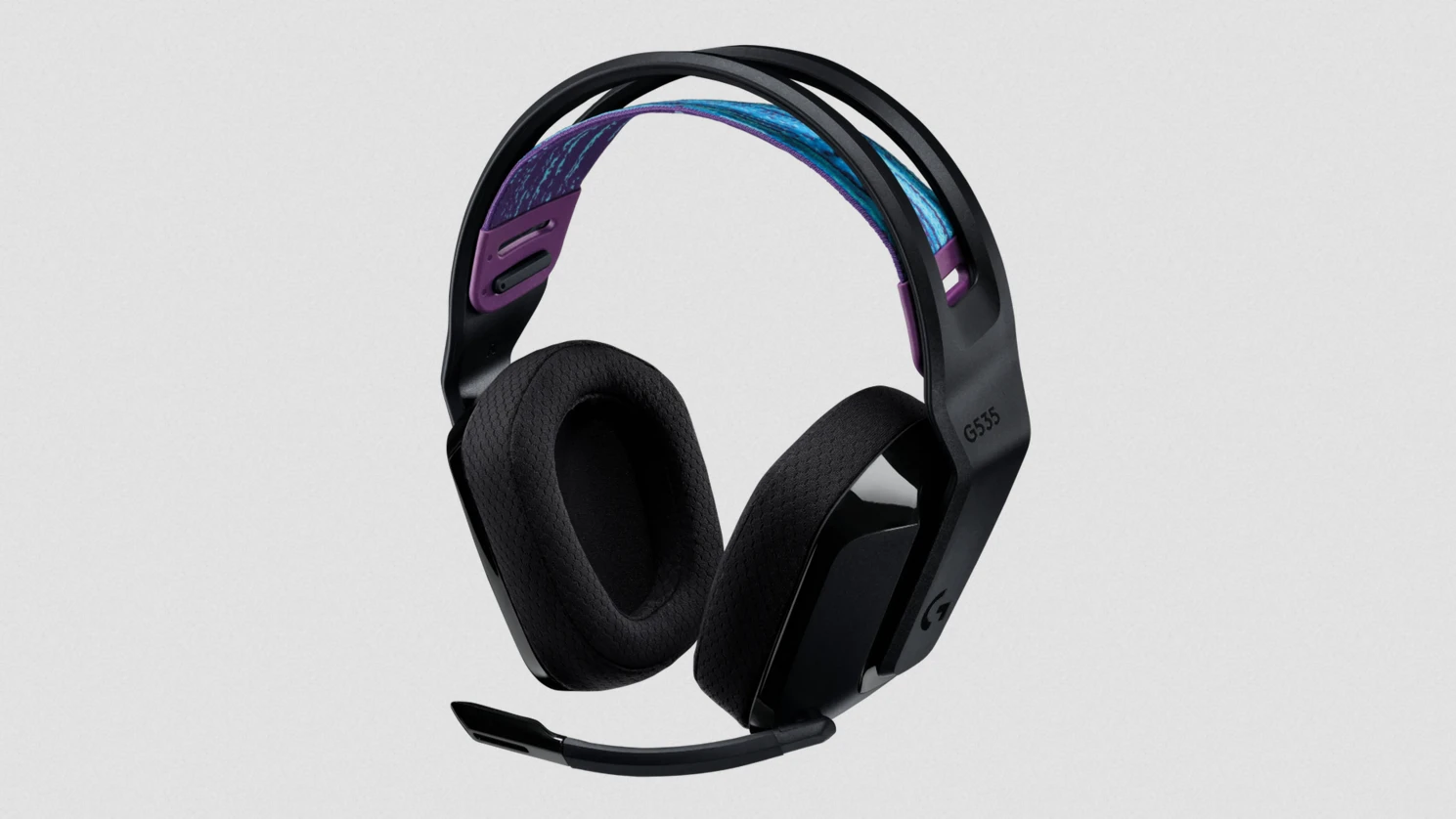 Ausinės Logitech G535 LIGHTSPEED WIRELESS HDS, Mėlynai juodos aprašymas - Prekės nuotrauka