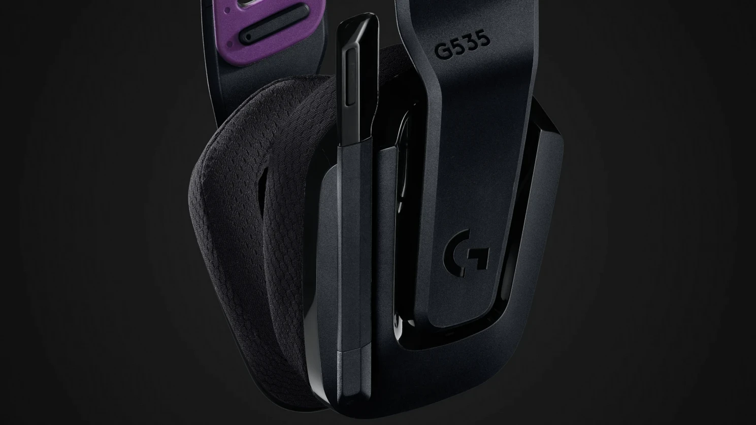 Ausinės Logitech G535 LIGHTSPEED WIRELESS HDS, Mėlynai juodos aprašymas - Prekės nuotrauka