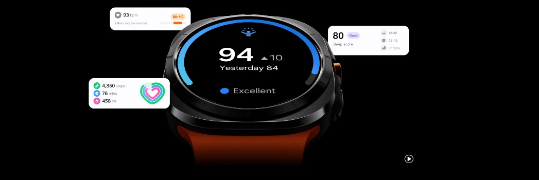 Išmanusis laikrodis Samsung L705 Galaxy Watch Ultra LTE, Titanium Pilkas aprašymas - Prekės nuotrauka