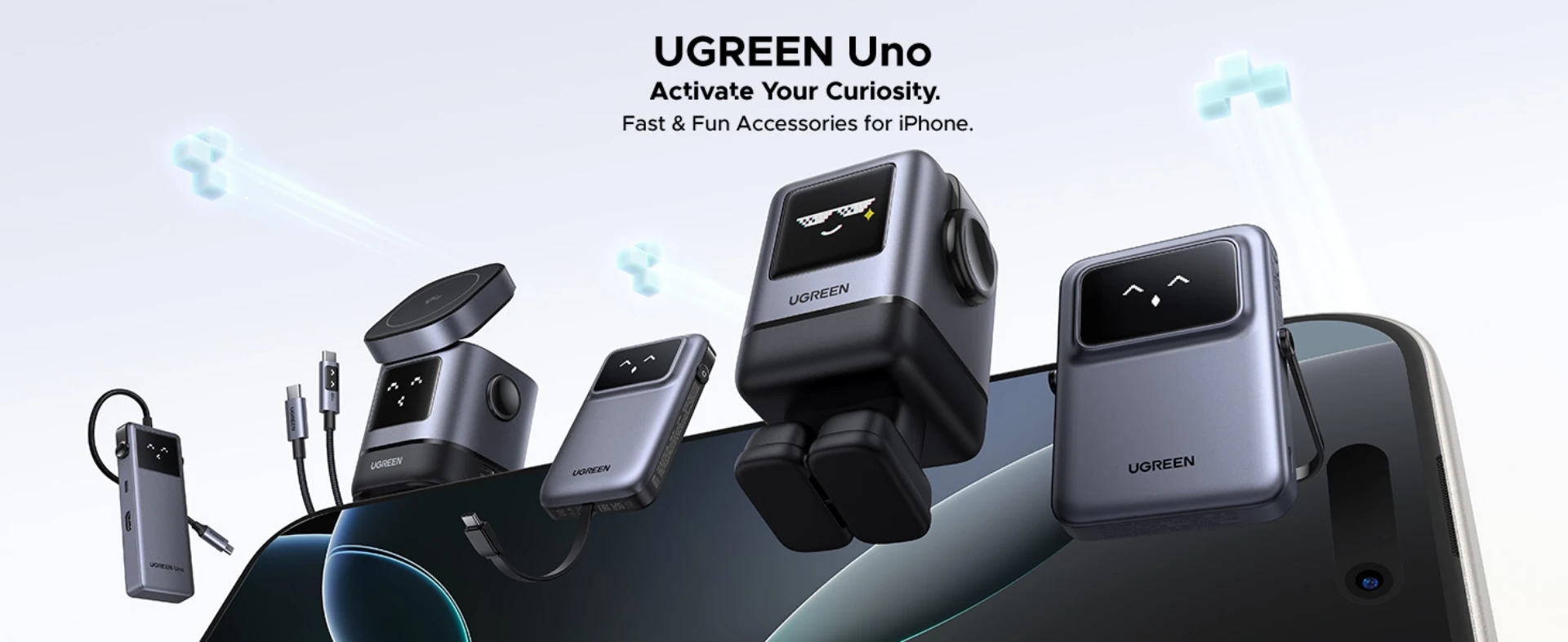 Įkroviklis UGREEN Uno 100W 4-Port GaN Fast Charger EU aprašymas - Prekės nuotrauka