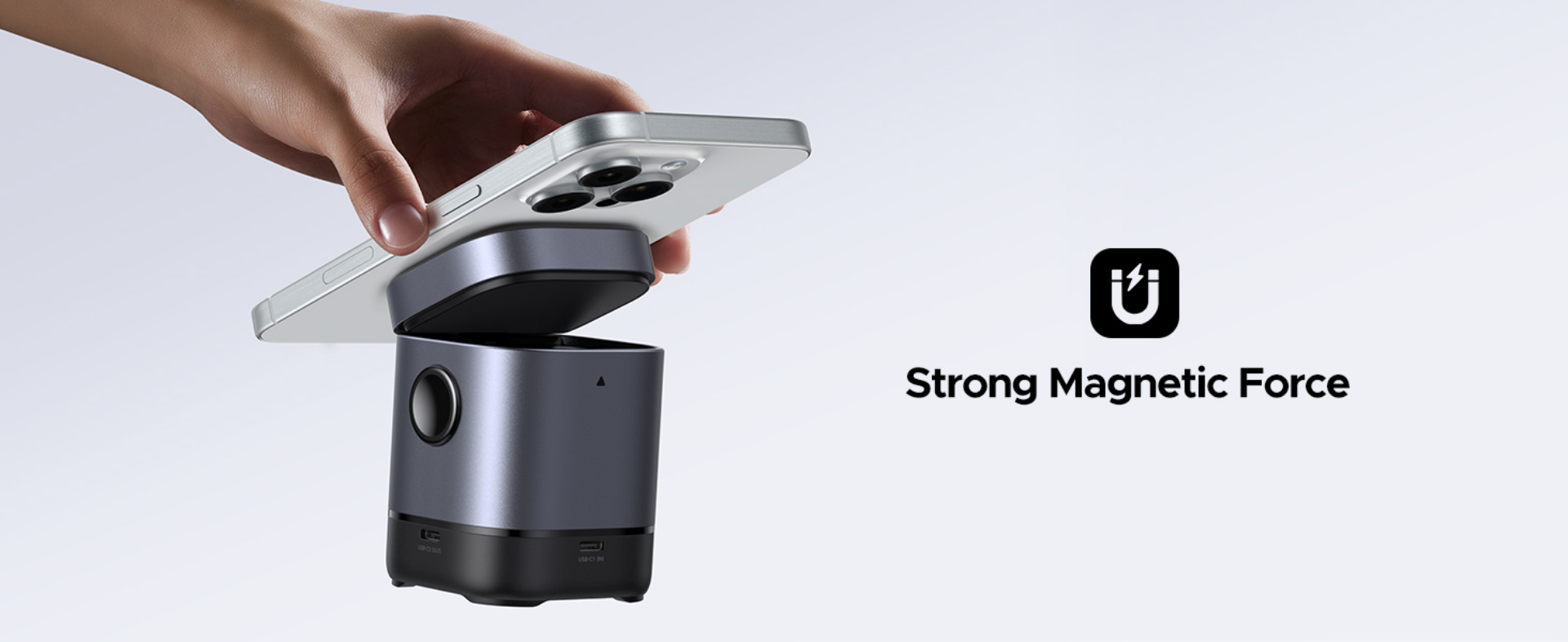 Bevielis įkroviklis UGREEN 2-in-1 Magnetic Wireless Charger aprašymas - Prekės nuotrauka