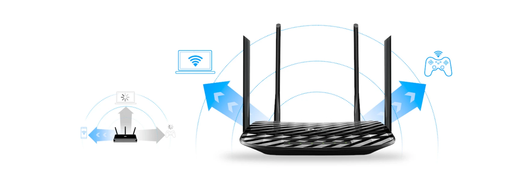 Belaidis maršrutizatorius TP-Link Archer A6 aprašymas - Prekės nuotrauka