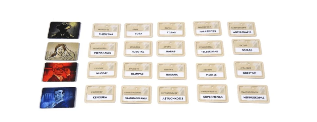 Stalo žaidimas BRAIN GAMES Codenames, LT aprašymas - Prekės nuotrauka