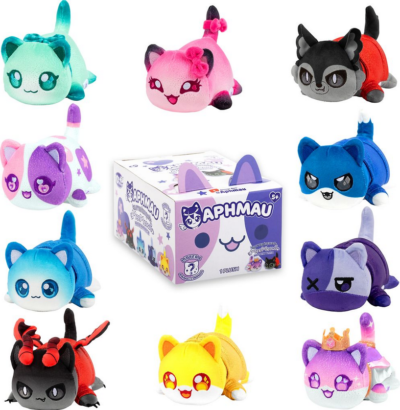 Paslaptingas pliušinis žaislas Aphmau And Friends – Mystery Meemeow, 15 cm (262-6026) aprašymas - Prekės nuotrauka
