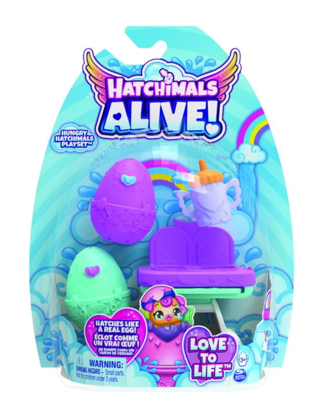 Žaislinis figurėlių rinkinys Hatchimals Alive! Hungry Hatchimals aprašymas - Prekės nuotrauka
