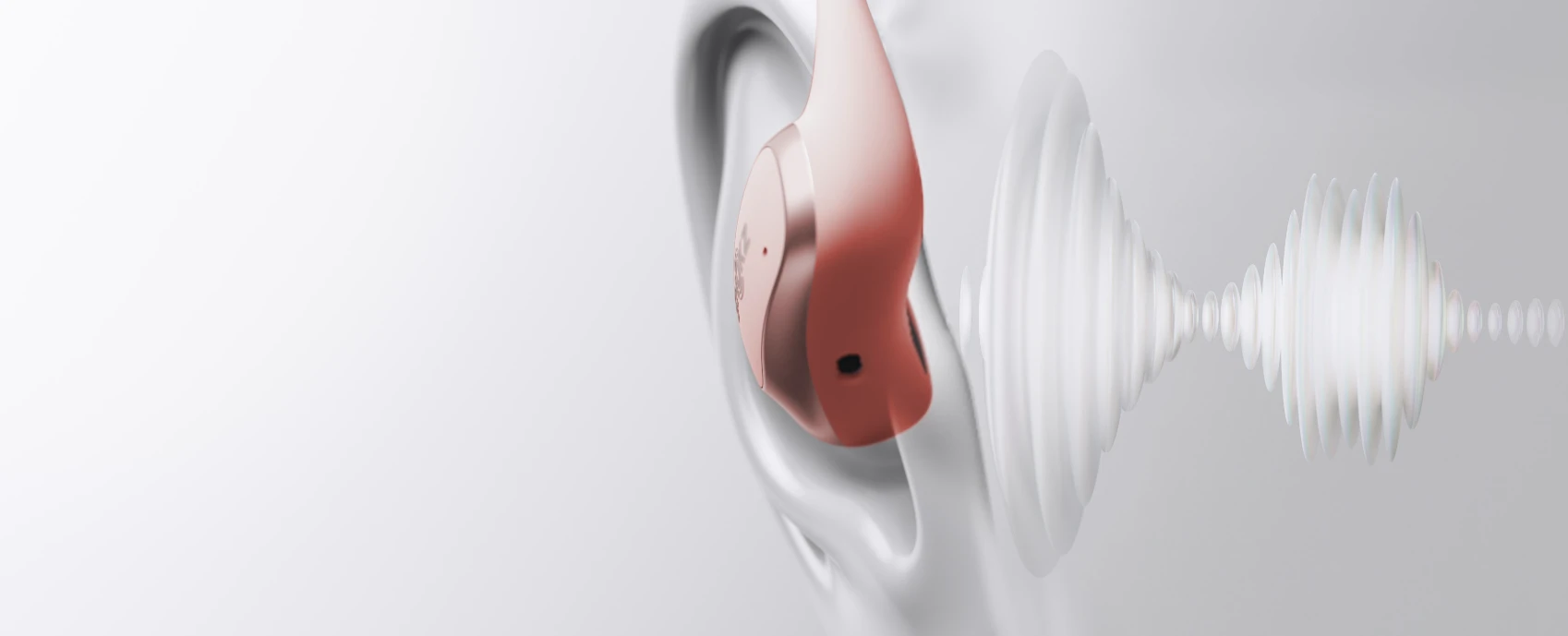 Ausinės Shokz OpenFit Air, Baltos spalvos aprašymas - Prekės nuotrauka