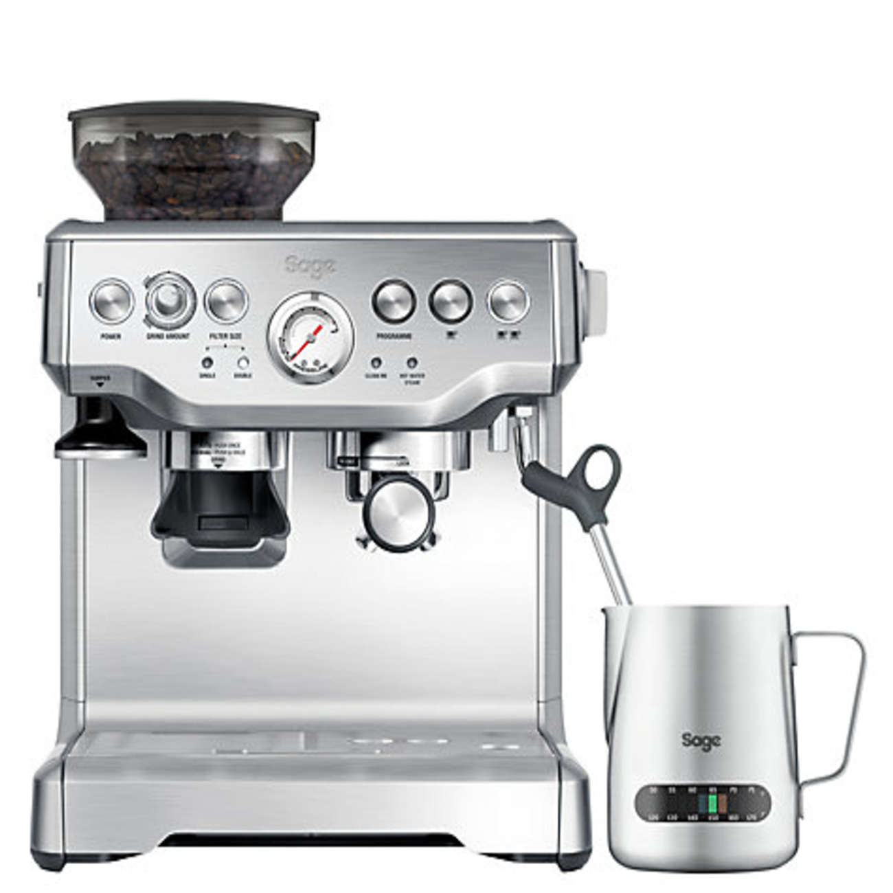 Kavos virimo aparatas SAGE SES875 the Barista Express aprašymas - Prekės nuotrauka