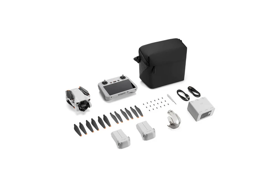 Dronas DJI Mini 3 Fly More Combo (su išmaniuoju pultu) aprašymas - Prekės nuotrauka