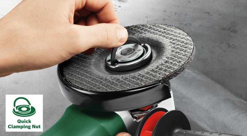 Bosch Akumuliatorinis kampinis šlifuoklis AdvancedGrind 18V-80 125mm be akumuliatoriaus ir kroviklio aprašymas - Prekės nuotrauka