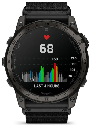 Išmanusis laikrodis Garmin Tactix 7 Amoled Edition. Aukštos klasės taktinis GPS laikrodis su adaptyviu spalviniu ekranu aprašymas - Prekės nuotrauka