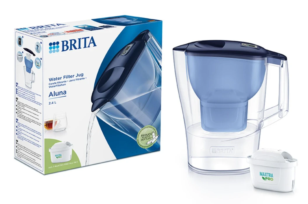 BRITA vandens filtravimo indas ALUNA, 2.4 l, mėlynos spalvos aprašymas - Prekės nuotrauka