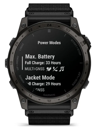 Išmanusis laikrodis Garmin Tactix 7 Amoled Edition. Aukštos klasės taktinis GPS laikrodis su adaptyviu spalviniu ekranu aprašymas - Prekės nuotrauka