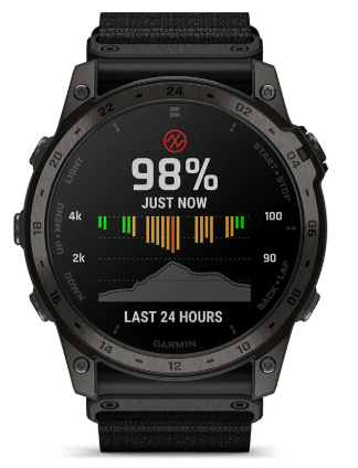 Išmanusis laikrodis Garmin Tactix 7 Amoled Edition. Aukštos klasės taktinis GPS laikrodis su adaptyviu spalviniu ekranu aprašymas - Prekės nuotrauka