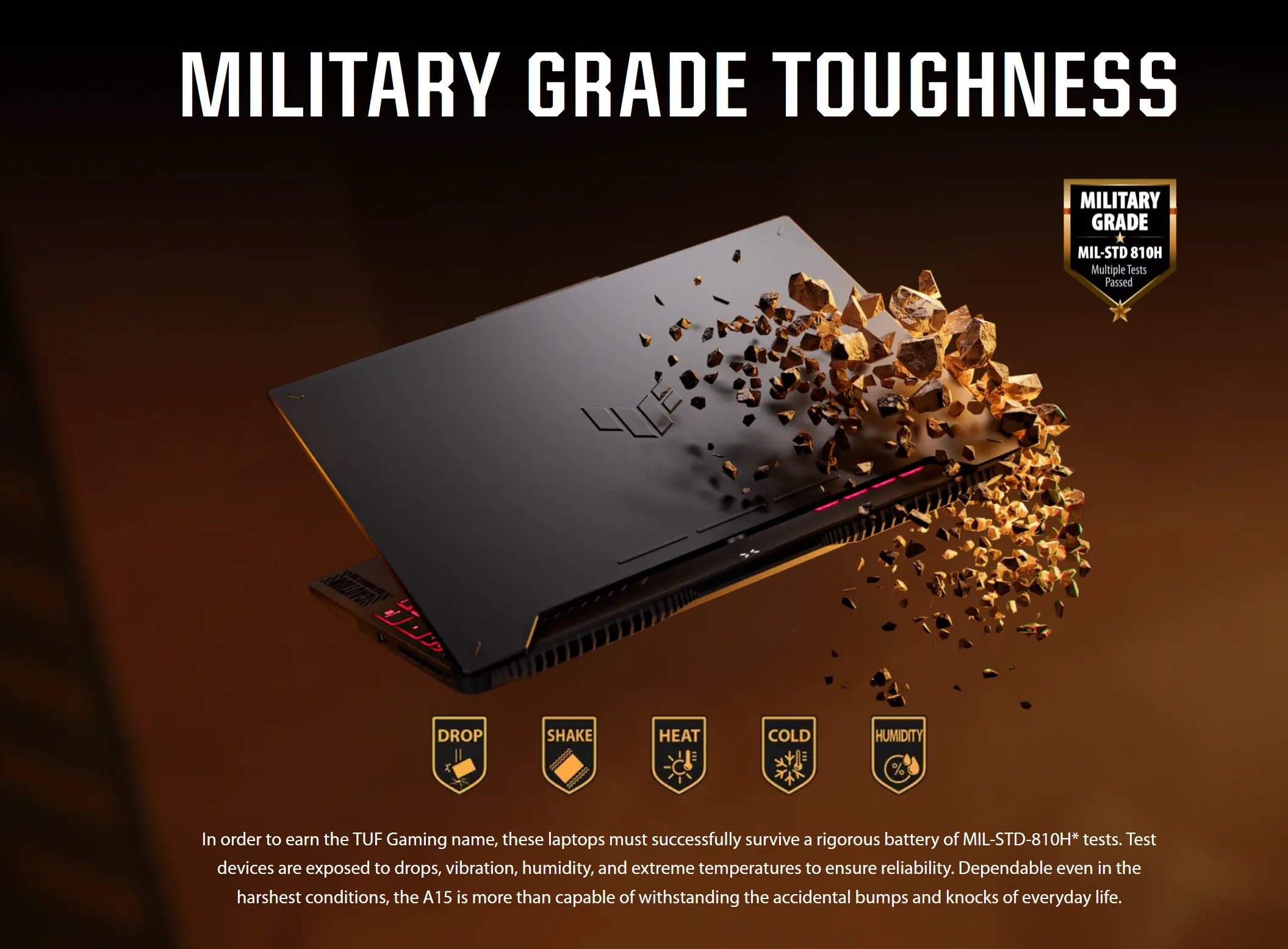 Nešiojamas kompiuteris ASUS TUF Gaming A15 FA507 - 15.6