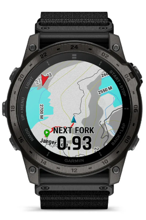 Išmanusis laikrodis Garmin Tactix 7 Amoled Edition. Aukštos klasės taktinis GPS laikrodis su adaptyviu spalviniu ekranu aprašymas - Prekės nuotrauka