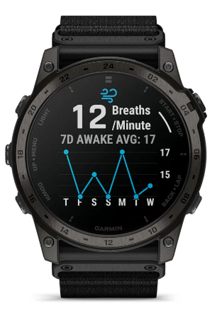 Išmanusis laikrodis Garmin Tactix 7 Amoled Edition. Aukštos klasės taktinis GPS laikrodis su adaptyviu spalviniu ekranu aprašymas - Prekės nuotrauka
