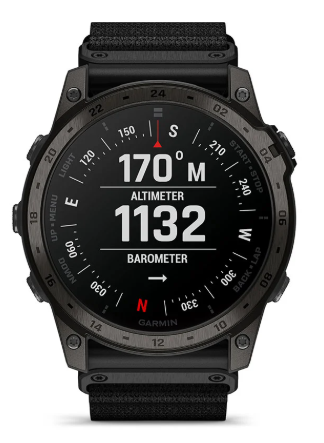 Išmanusis laikrodis Garmin Tactix 7 Amoled Edition. Aukštos klasės taktinis GPS laikrodis su adaptyviu spalviniu ekranu aprašymas - Prekės nuotrauka
