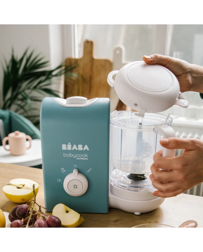 Trintuvas - garintuvas BEABA BABYCOOK EXPRESS BALTIC, Mėlynos spalvos aprašymas - Prekės nuotrauka