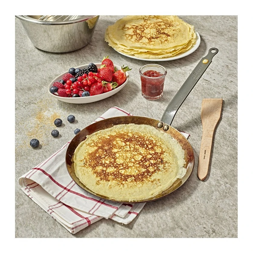 Blynų keptuvė Crepe Pan De Buyer Mineral B, 24 cm aprašymas - Prekės nuotrauka