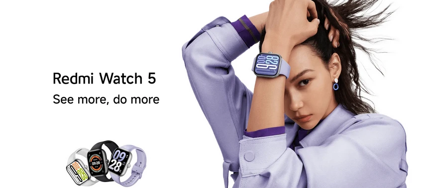 Išmanusis laikrodis Xiaomi Redmi Watch 5 Sidabrinis Gray aprašymas - Prekės nuotrauka