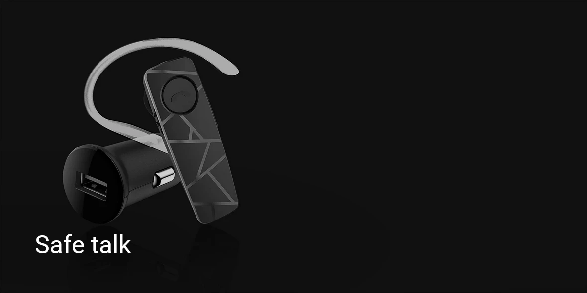 Laisvų rankų įranga Tellur Vox 60 Bluetooth Headset, Juodos spalvos aprašymas - Prekės nuotrauka