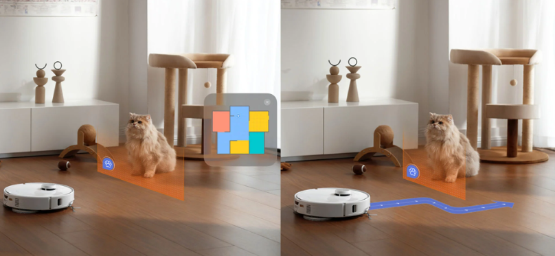 Dulkių siurblys - robotas Roborock Q Revo Edge, Baltas aprašymas - Prekės nuotrauka