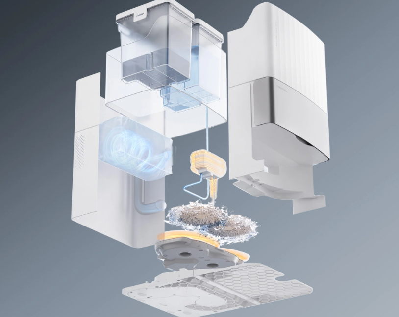 Dulkių siurblys - robotas Roborock Q Revo Edge, Baltas aprašymas - Prekės nuotrauka