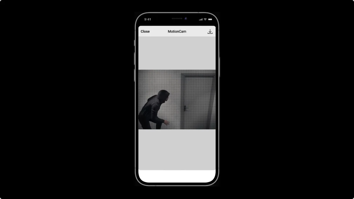 Ajax MotionCam judesio detektorius su fotokamera (juodas) aprašymas - Prekės nuotrauka