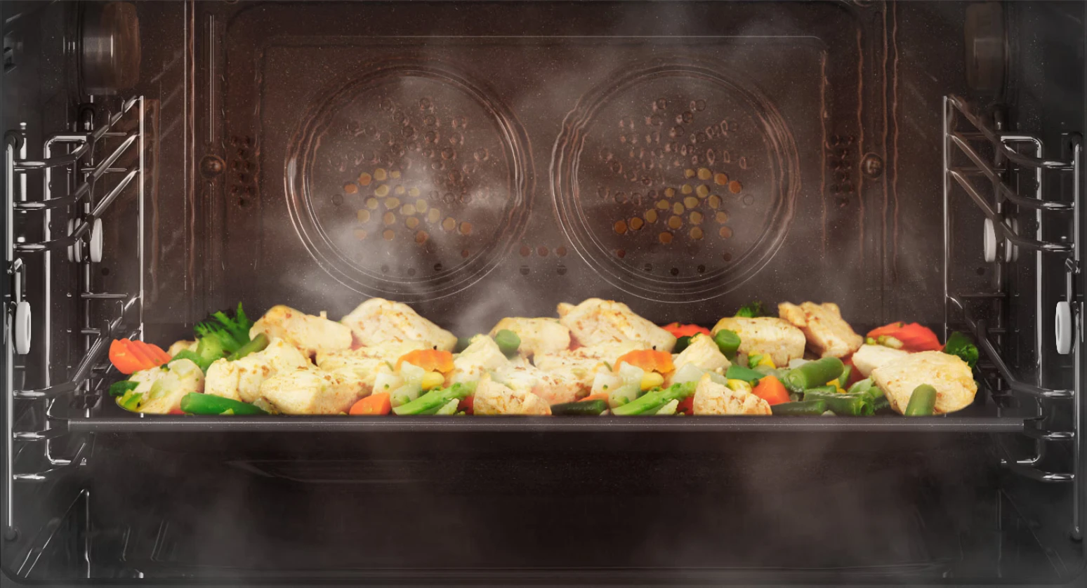 Orkaitė Samsung Infinite Compact Oven - NQ50T8939BK, Pilkos spalvos aprašymas - Prekės nuotrauka
