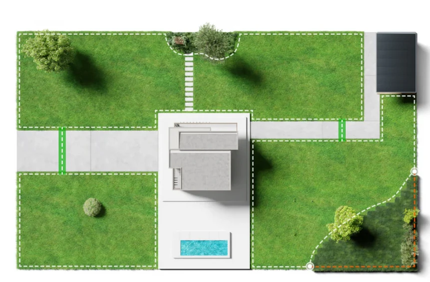 Vejos robotas SEGWAY Navimow H500E-VF aprašymas - Prekės nuotrauka Vejos robotas SEGWAY Navimow H500E-VF aprašymas - Prekės nuotrauka