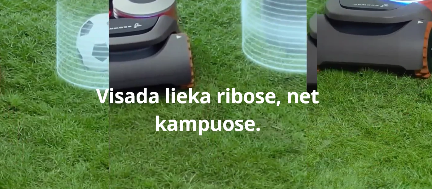 Vejos robotas SEGWAY Navimow H500E-VF aprašymas - Prekės nuotrauka Vejos robotas SEGWAY Navimow H500E-VF aprašymas - Prekės nuotrauka
