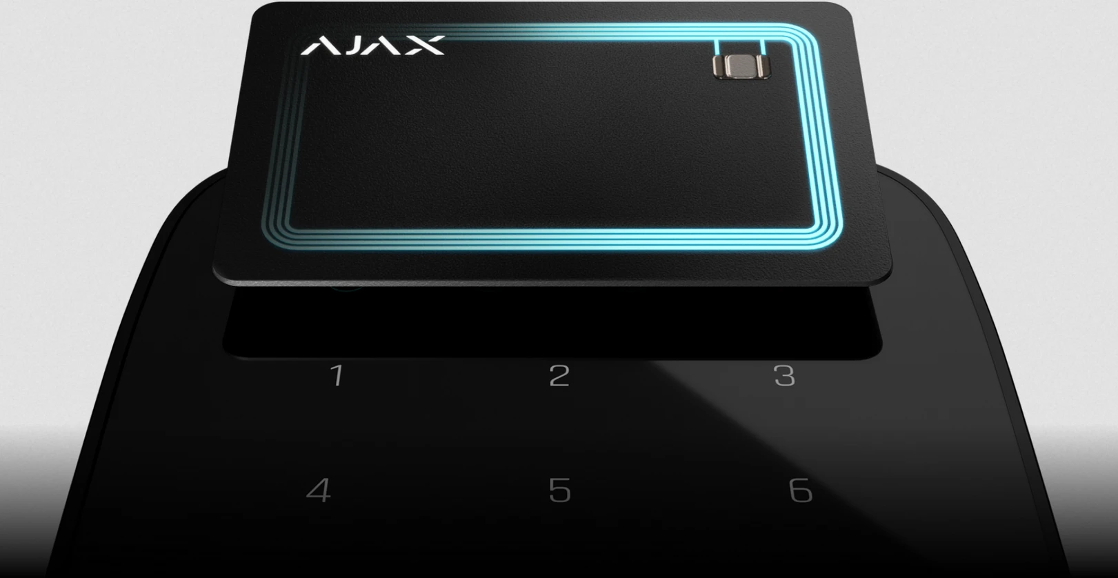 Signalizacijos Klaviatūra Ajax Keypad TouchScreen ASP, Baltos spalvos aprašymas - Prekės nuotrauka